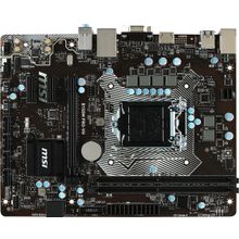 Мат. плата  MSI H110M PRO-D (RTL) LGA1151   H110   PCI-E DVI  GbLAN  SATA  MicroATX 2DDR4