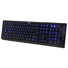 Клавиатура a4 kd-600l x-slim led lighting usb blue light (a4tech)