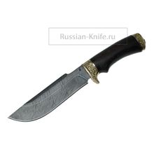 Нож Мангуст (дамасская сталь), венге