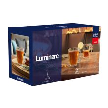 ПМ: Трамонтана LUMINARC Q2842 Набор кружек ВРЕМЯ ДЕГУСТАЦИЙ ЧАЙ 320мл 2шт стекло