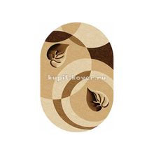 Российский ковер VISION DELUXE carving d052_beige-ov, 1 x 3