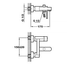 Teka AURA 501210200 для ванны, без душ. набора