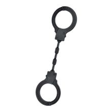 Черные силиконовые наручники A-Toys без ключа Черный