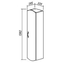 Шкаф-пенал Belux Бриз 30 черный R