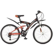 Велосипед Stinger Banzai 24 (2017) 16,5" черный 24SFV.BANZAI.16BK7
