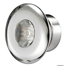 Osculati LED courtesy round white light, 13.429.04