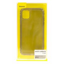 Силиконовый чехол Baseus для Iphone 11 , Safety Airbags, ARAPIPH61S-SF01 прозрачно-черный