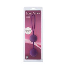 Фиолетовые вагинальные шарики GOOD VIBES THE PERFECT BALLS PURPLE Фиолетовый