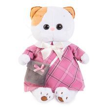 Мягкая игрушка BUDI BASA LK24-007 Ли-Ли в розовом платье с серой сумочкой