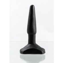 Lola toys Черный анальный стимулятор Small Anal Plug - 12 см. (черный)