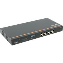 Коммутатор UPVEL    UP-316FEW    16-port PoE+ Web Smart Fast Ethernet Switch (16UTP 10   100Mbps PoE)