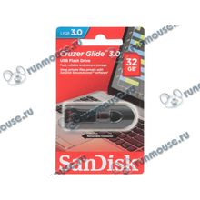 Накопитель USB flash 32ГБ SanDisk "Cruzer Glide 3.0", черный (USB3.0) [131553]