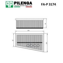 Фильтр Воздушный PILENGA арт. FAP3174