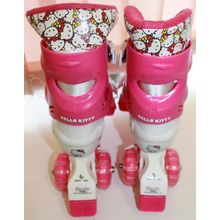 Hello Kitty Раздвижные трехколесные роликовые коньки HELLO KITTY 2541 (р.31-34)