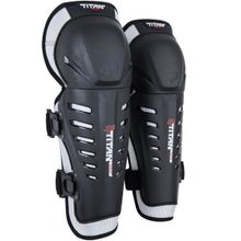 Наколенники подростковые Fox Titan Race Knee Shin Youth Guard Black (04274-001-OS), Размер OS