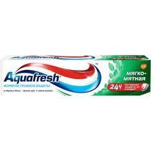 Аквафреш Мягко Мятная 100 мл 2 тюбика