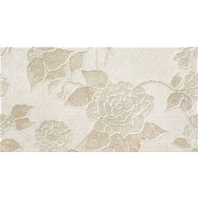 Керамическая плитка Rocersa Aura Decorado Fleurs В Beige декор 31,6х59,34