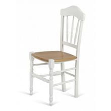 Стул 40F White   Wood Seat