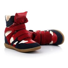 Isabel marant sneakers - red white navy (реплика)