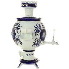 Набор самовар-шар электрический 3 литра с художественной росписью "Гжель" арт. 103568