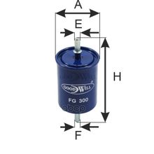 Фильтр Топливный Citroen, Peugeot, Renault Goodwill арт. FG300
