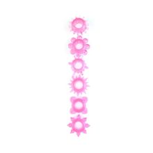 ToyFa Набор из 6 розовых эрекционных колец