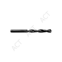 Сверло ЗУБР "КОРОНА" по дереву, спиральное с М-образной заточкой, парооксидированное,  7х105мм