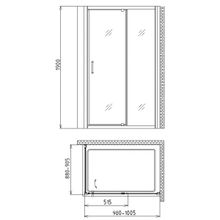 Душевой уголок Gemy Sunny Bay S28131A A90