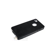 Силиконовая накладка для iPhone 4 4S вид №18 black