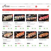 Доставка суши, роллов. Доставка еды. Sushimarket