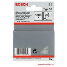 Bosch Набор 1000 Скрепок 8 мм T53 (1609200365 , 1.609.200.365)
