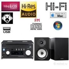 Teac CR-H101 Onkyo D-055 Black-Black