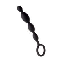 Анальная цепочка черного цвета A-toys - 19,5 см. Черный