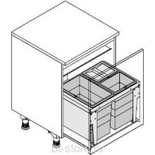 Встраиваемая система 54л Hailo Triple XL 600 (3631691)