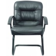 Бюрократ кожаное T-9908AXSN Low-V черное