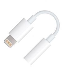 Адаптер Lightning (m) - Jack 3.5 (F), 0.1 см, белый, GAL (2099)