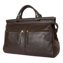 Carlo Gattini Кожаный саквояж Veano brown (арт. 4004-04)