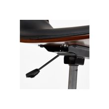 Tetchair Кресло BEND , орех, кож зам черный