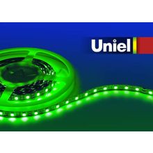 Лента ULS-5050-60LED m-10mm-IP20-DC24V-14,4W m-5M-GREEN