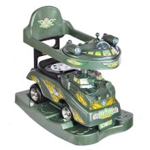 TOYSMAX Каталка БОЕВАЯ МАШИНА, зеленая, с ручкой упр. 6шт. кор.