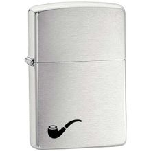 Zippo Зажигалка для трубок ZIPPO 200PL Brushed Chrome