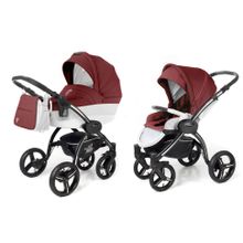 Коляска 2 в 1 Esspero Grand I-Nova (шасси Black) - Cherry leatherette