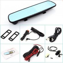 Автомобильный видеорегистратор - зеркало с камерой заднего вида Vehicle Blackbox DVR