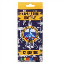 Карандаши цветные, 12 цветов, шестигранные заточенные, дерево, в карт.коробке Свит Китти   Фланкер 12 цветов