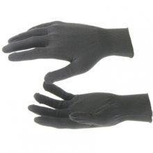 Перчатки нейлон, 13 класс, черные, XL  