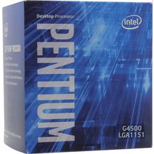 CPU Intel Pentium G4500  BOX   3.5 GHz 2core SVGA HD Graphics  530 0.5+3Mb 51W 8 GT s LGA1151