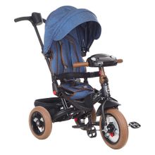 MINI TRIKE ДЖИНС голубой (LIGHT BLUE JEANS), надув.12" 10", свобод. ход перед. кол, свет муз панель,