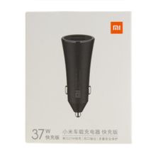 Автомобильное зарядное устройство Xiaomi Car Charger quick charge (37w) 2 USB, черное GDS4131CN