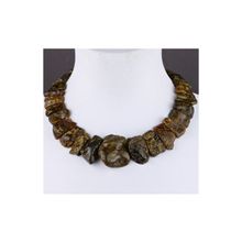 Бусики-Колечки Колье Янтарь "Тутанхамон" арт. НЯН-п691