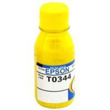 Чернила EPSON T0344 пигментные жёлтые (100 мл)